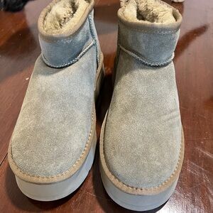 UGG platform ankle boots